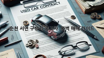 순천 서면 구상리 중고차 🚗 완벽 매매 가이드